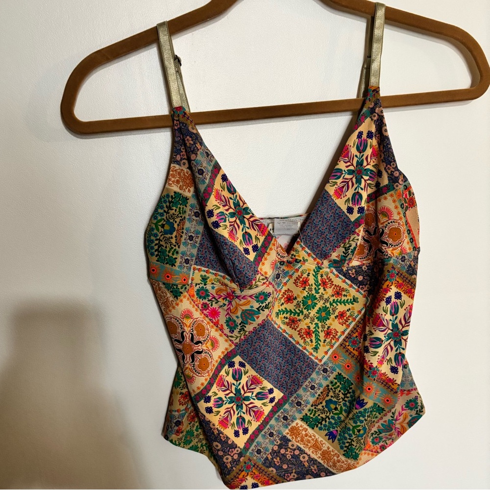 NATURAL LIFE Colorful Patchwork Tanktop